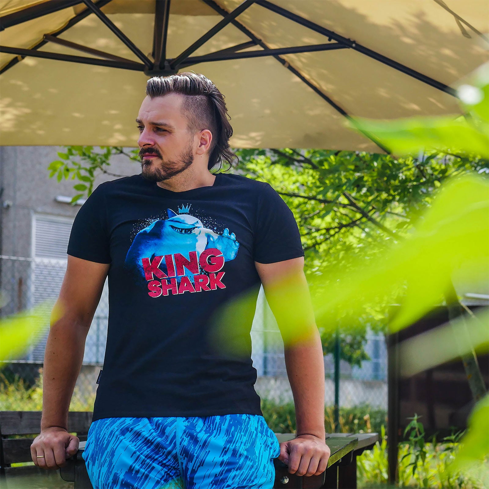 Zdjęcie produktu The Suicide Squad - King Shark T-Shirt czarne