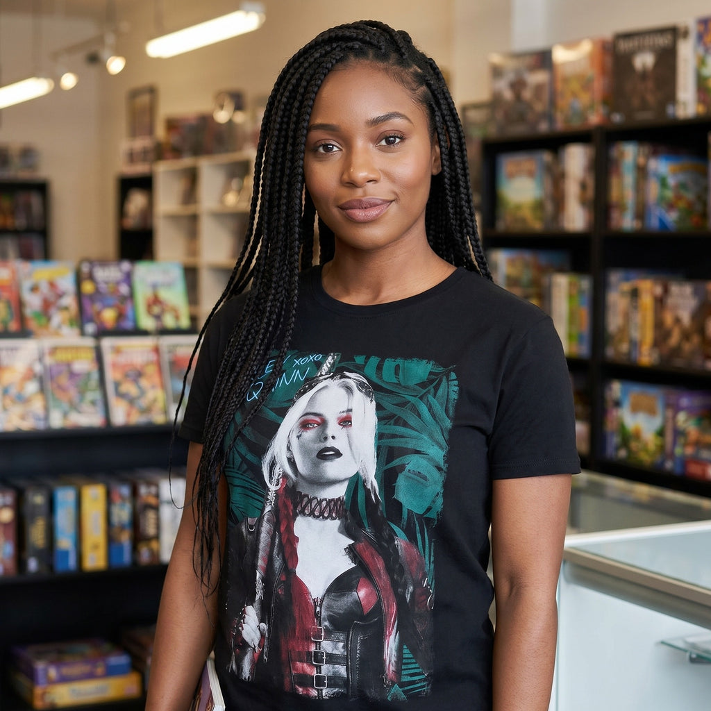 Zdjęcie produktu Czarna koszulka Harley Quinn - The Suicide Squad