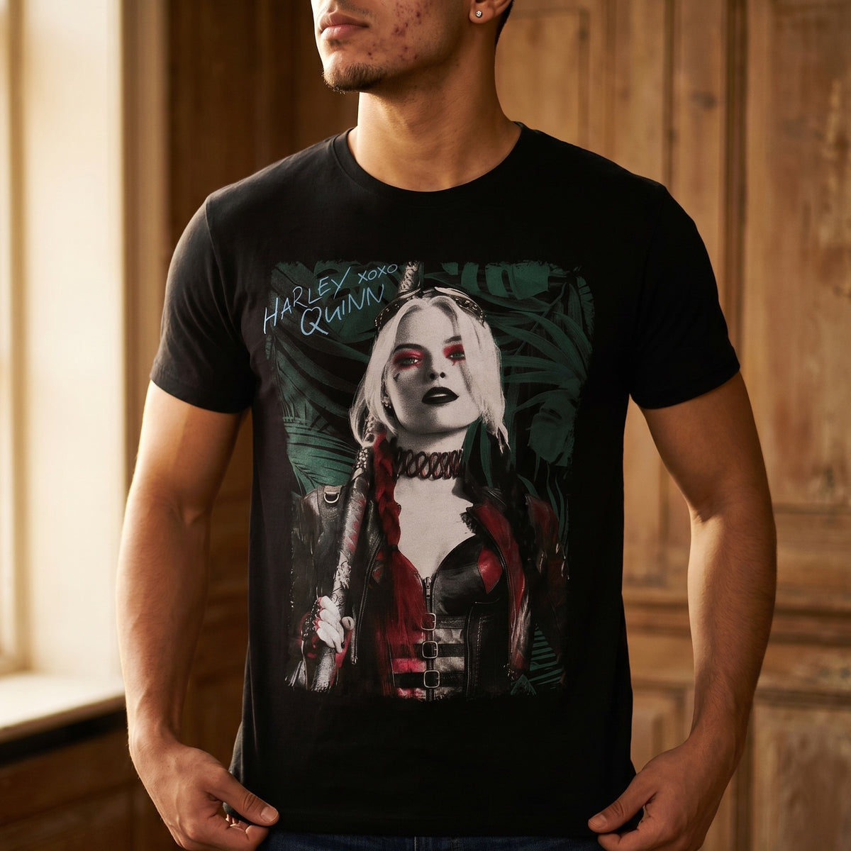 Zdjęcie produktu Czarna koszulka Harley Quinn - The Suicide Squad