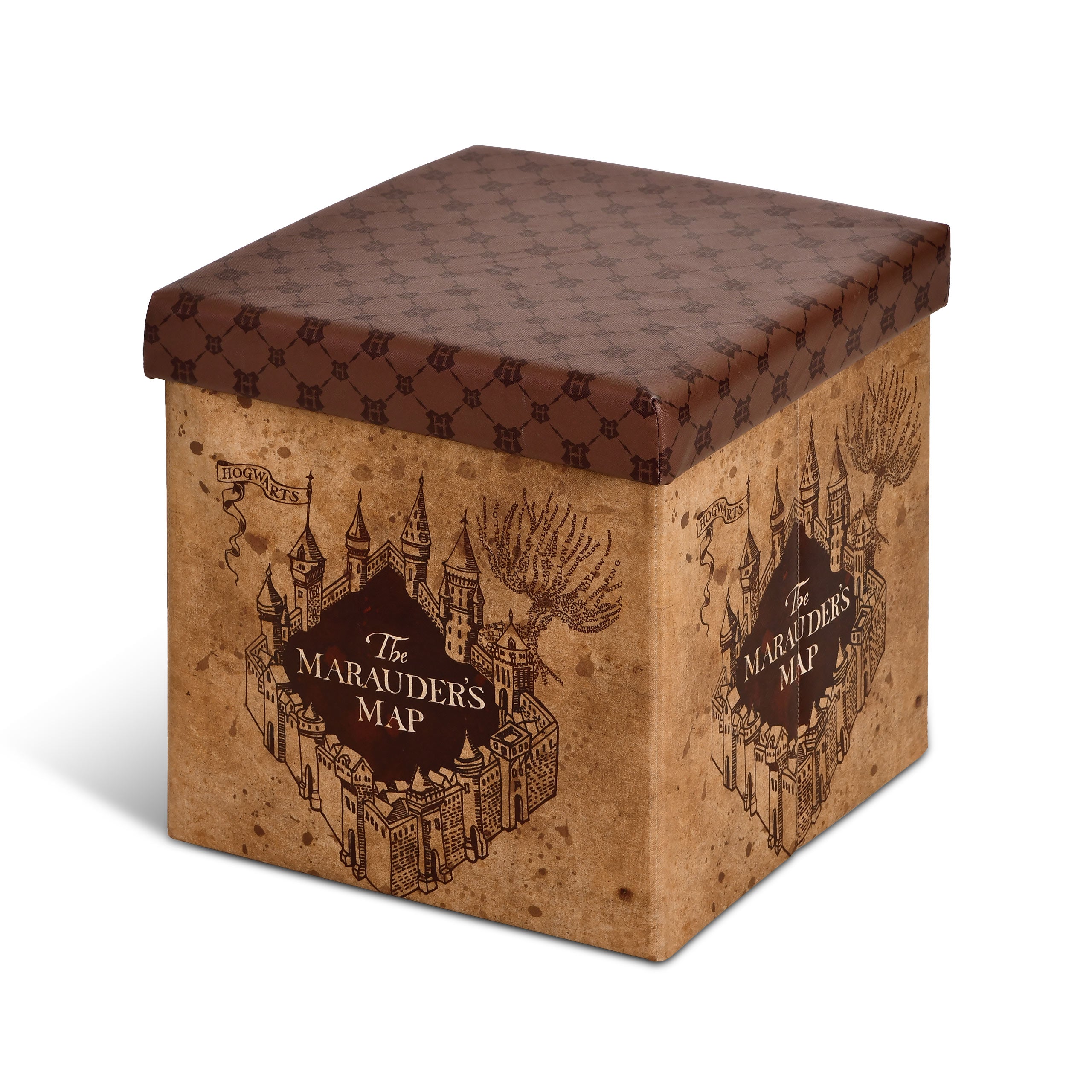Zdjęcie produktu Harry Potter - Taboret z mapą Huncwotów z miejscem do przechowywania
