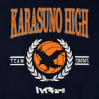 Zdjęcie produktu Haikyu!! - Karasuno High Bluza z kapturem niebieska