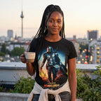 Zdjęcie produktu Through The Galaxy T-Shirt czarny - Star Wars Mandalorian