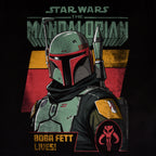 Zdjęcie produktu Boba Fett Lives T-Shirt czarne - Star Wars Mandalorian
