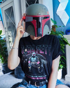 Zdjęcie produktu Boba Fett Throne T-Shirt czarne - Star Wars Mandalorian