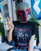 Zdjęcie produktu Boba Fett Throne T-Shirt czarne - Star Wars Mandalorian