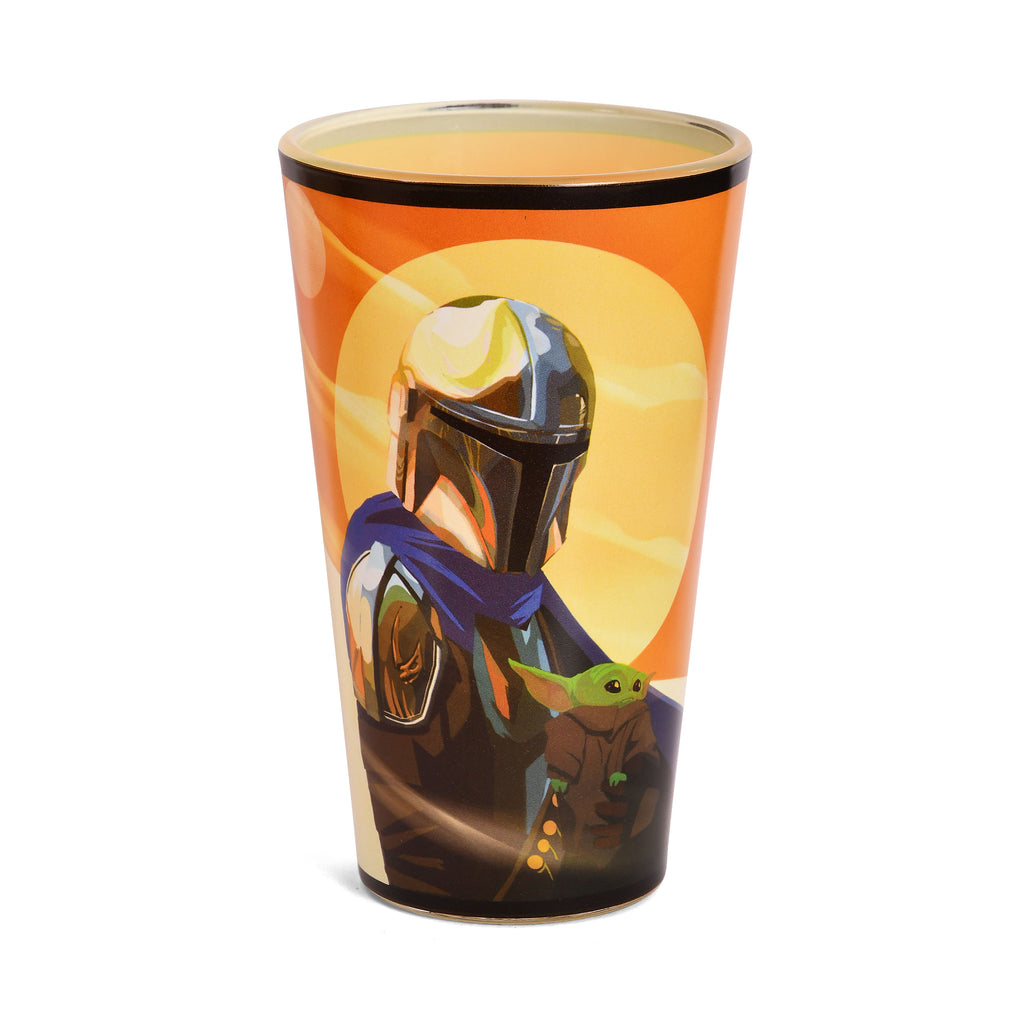 Product image Mando with Grogu Glass - Star Wars The Mandalorian