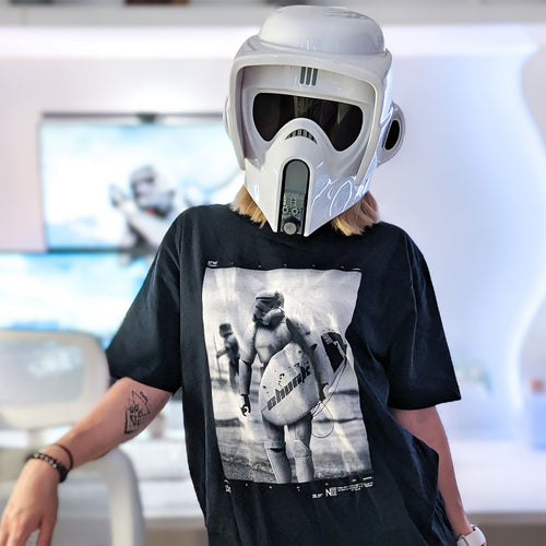 Zdjęcie produktu Koszulka Surfing Trooper dla fanów Star Wars niebieska