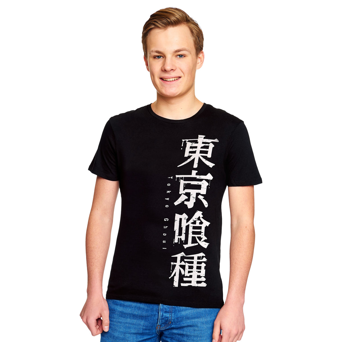 Zdjęcie produktu Tokyo Ghoul - Koszulka z logo Kanji czarna