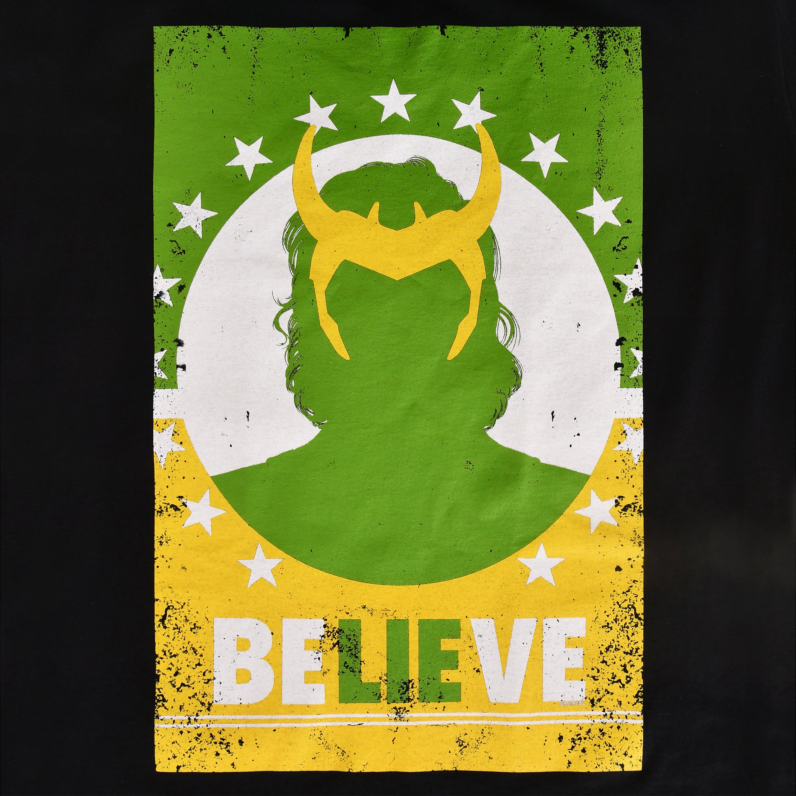 Zdjęcie produktu Loki - Believe Lie Poster T-Shirt czarne