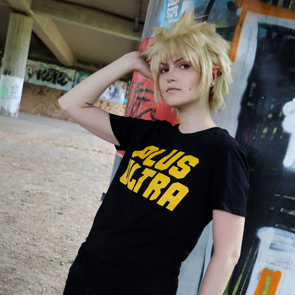 Zdjęcie produktu Koszulka Plus Ultra dla fanów My Hero Academia czarna