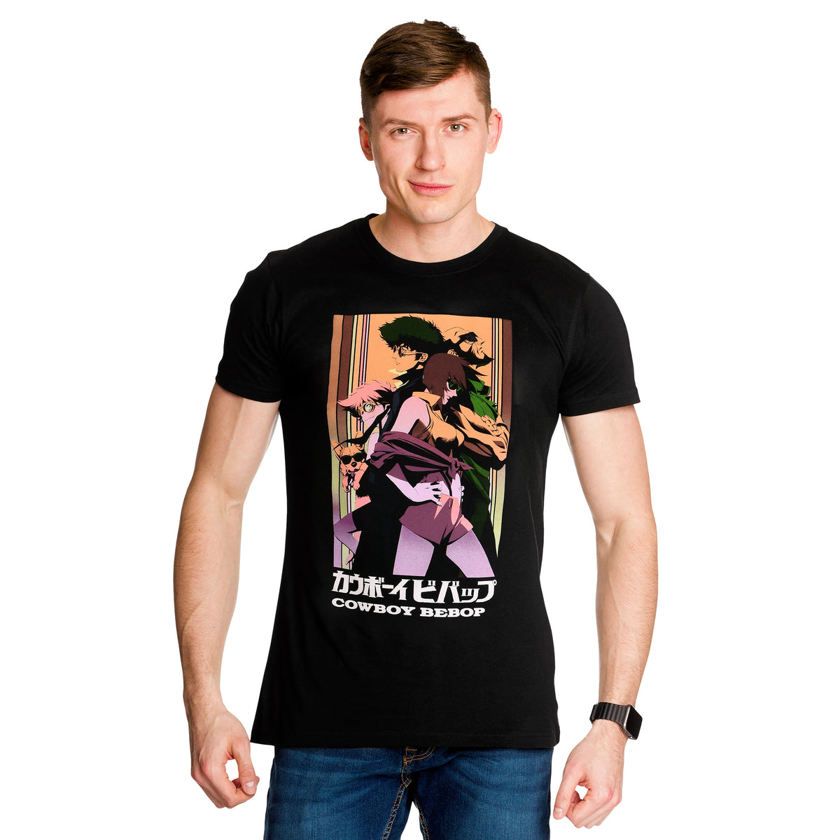 Zdjęcie produktu Cowboy Bebop - Gradient Pose T-Shirt czarne