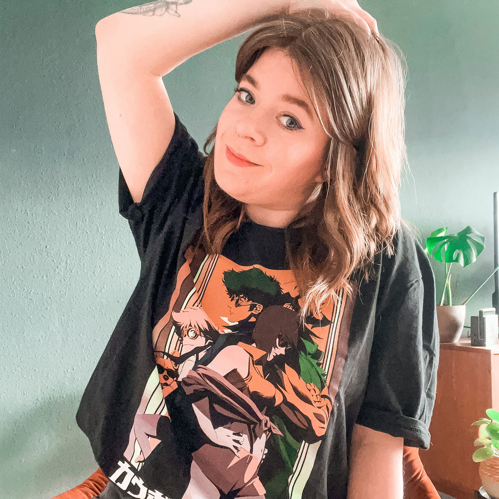 Zdjęcie produktu Cowboy Bebop - Gradient Pose T-Shirt czarne