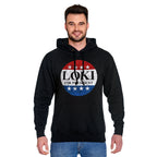 Zdjęcie produktu Bluza z kapturem For President dla fanów Lokiego czarna