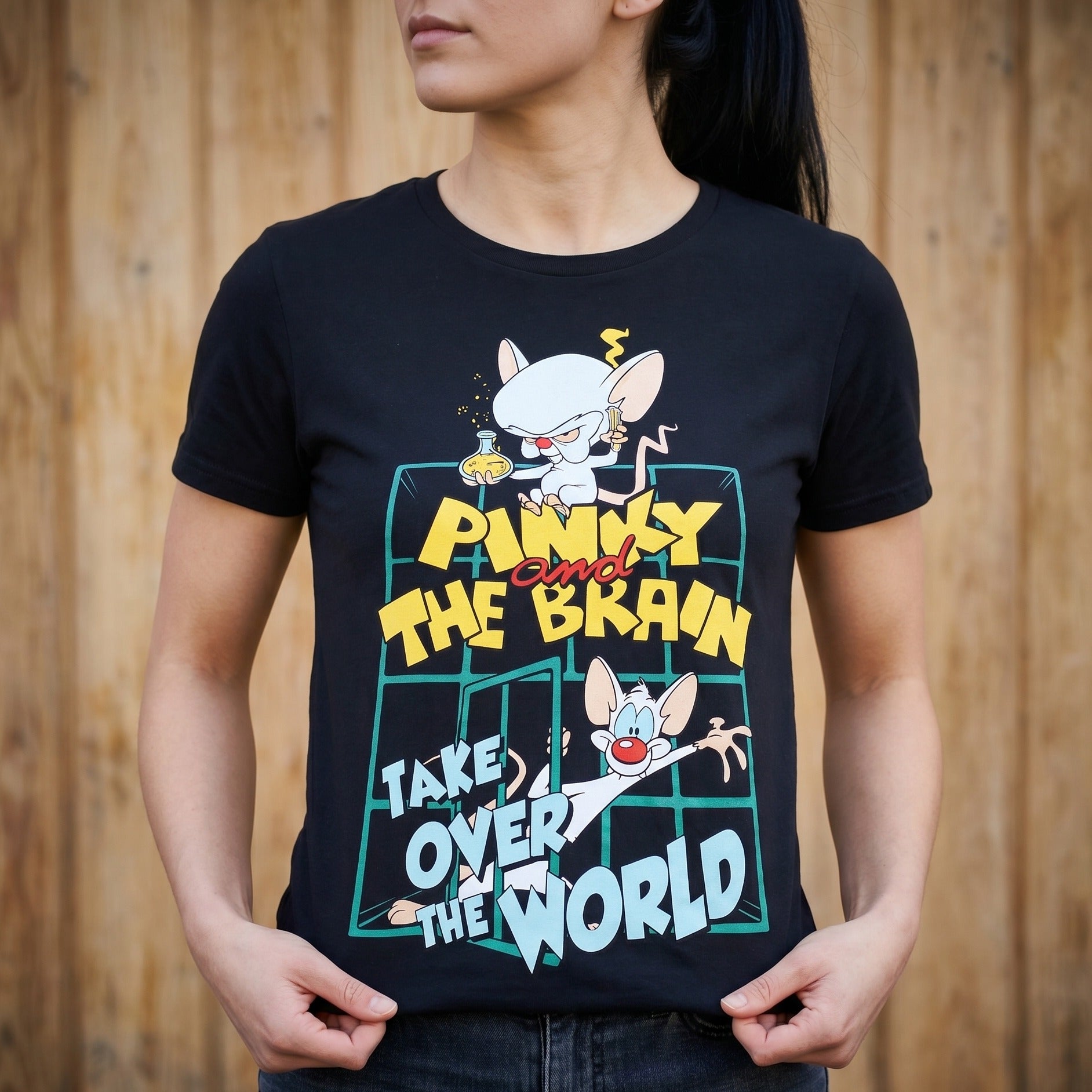 Zdjęcie produktu Pinky i Mózg - Take Over The World T-Shirt