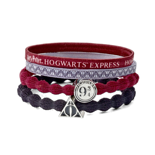 Zdjęcie produktu Opaski do włosów 9 3/4 & Insygnia Śmierci zestaw 4 sztuki - Harry Potter