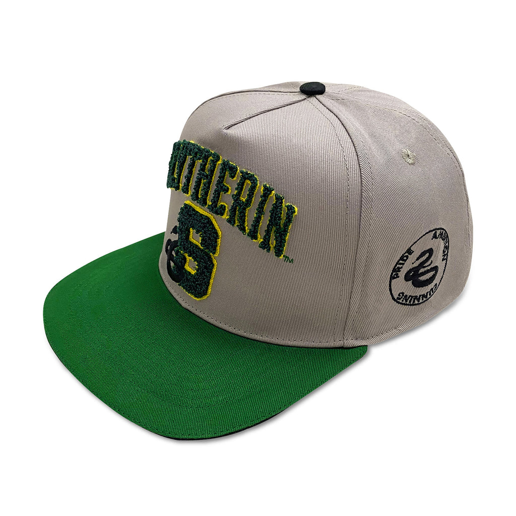 Zdjęcie produktu Harry Potter - Czapka Snapback z Frotteowym Logo Slytherin