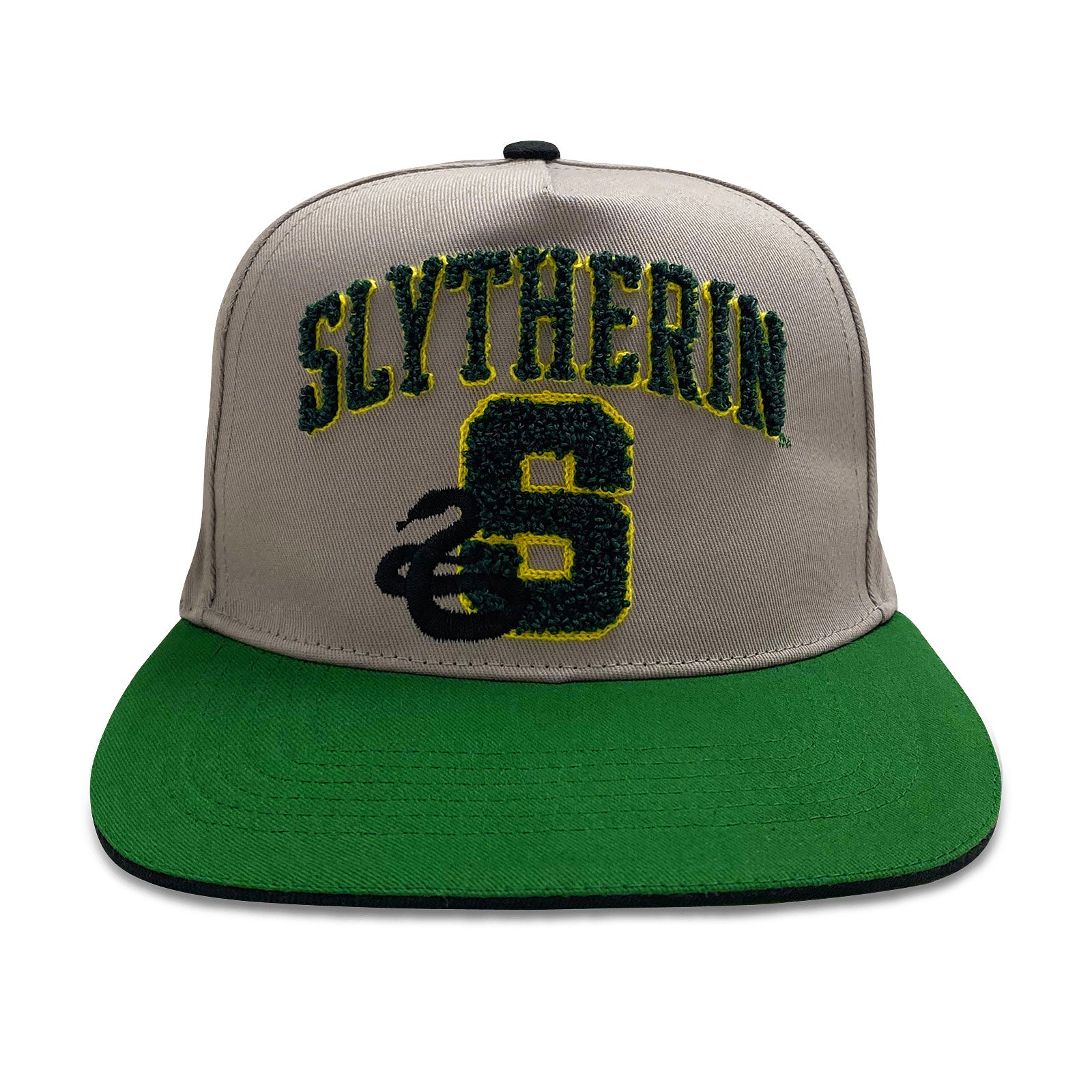 Zdjęcie produktu Harry Potter - Czapka Snapback z Frotteowym Logo Slytherin