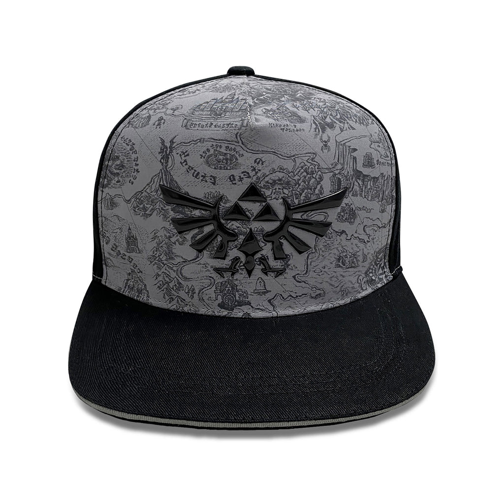 Zdjęcie produktu Zelda - Mapa Hyrule Snapback Cap czarna