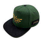 Zdjęcie produktu Zelda - Snapback czapka z logo Hyrule zielona