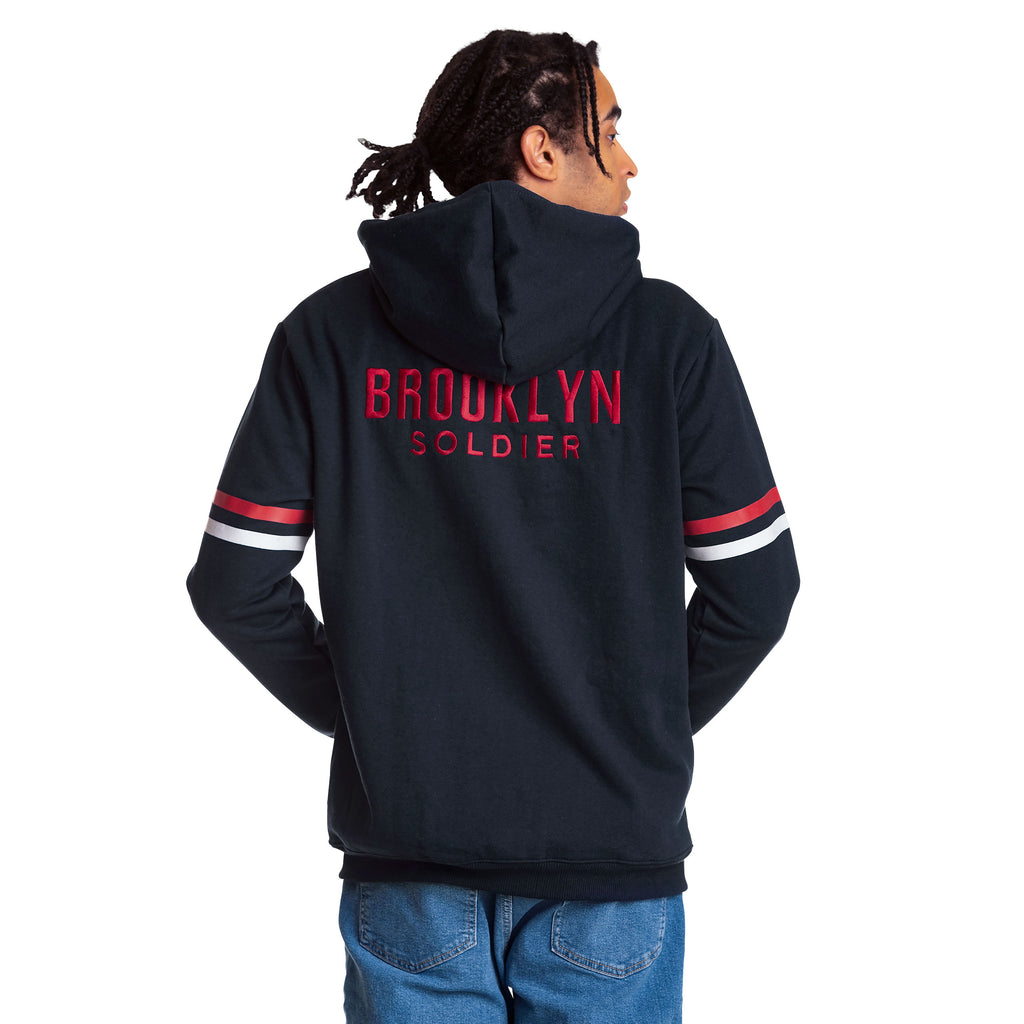 Zdjęcie produktu Captain America - Bluza z kapturem Brooklyn Soldier niebieska