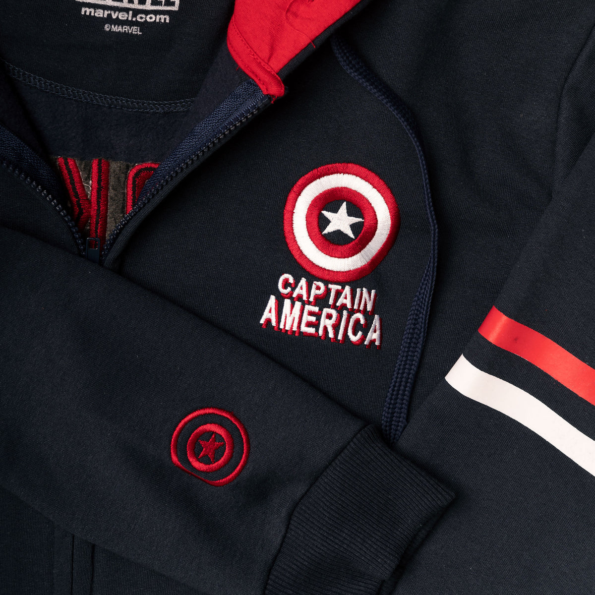 Zdjęcie produktu Captain America - Bluza z kapturem Brooklyn Soldier niebieska