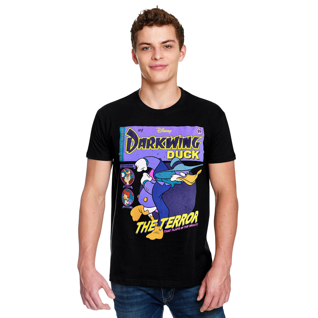 Zdjęcie produktu Darkwing Duck - Koszulka z komiksową okładką czarna