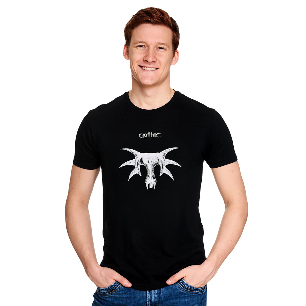 Zdjęcie produktu Gothic - Sleeper Mask T-Shirt z organicznej bawełny czarne