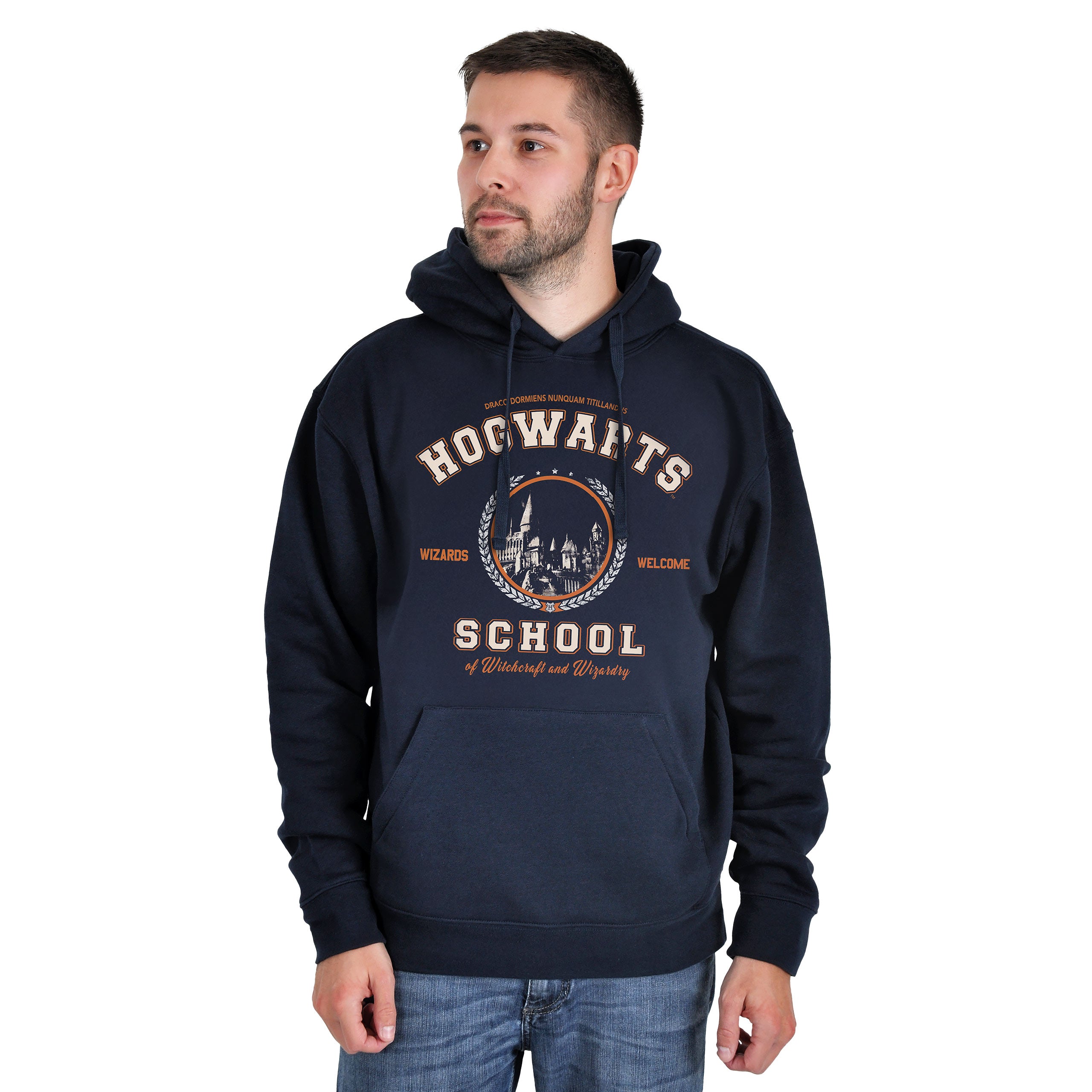 Zdjęcie produktu Harry Potter - Bluza z kapturem Hogwarts School niebieska