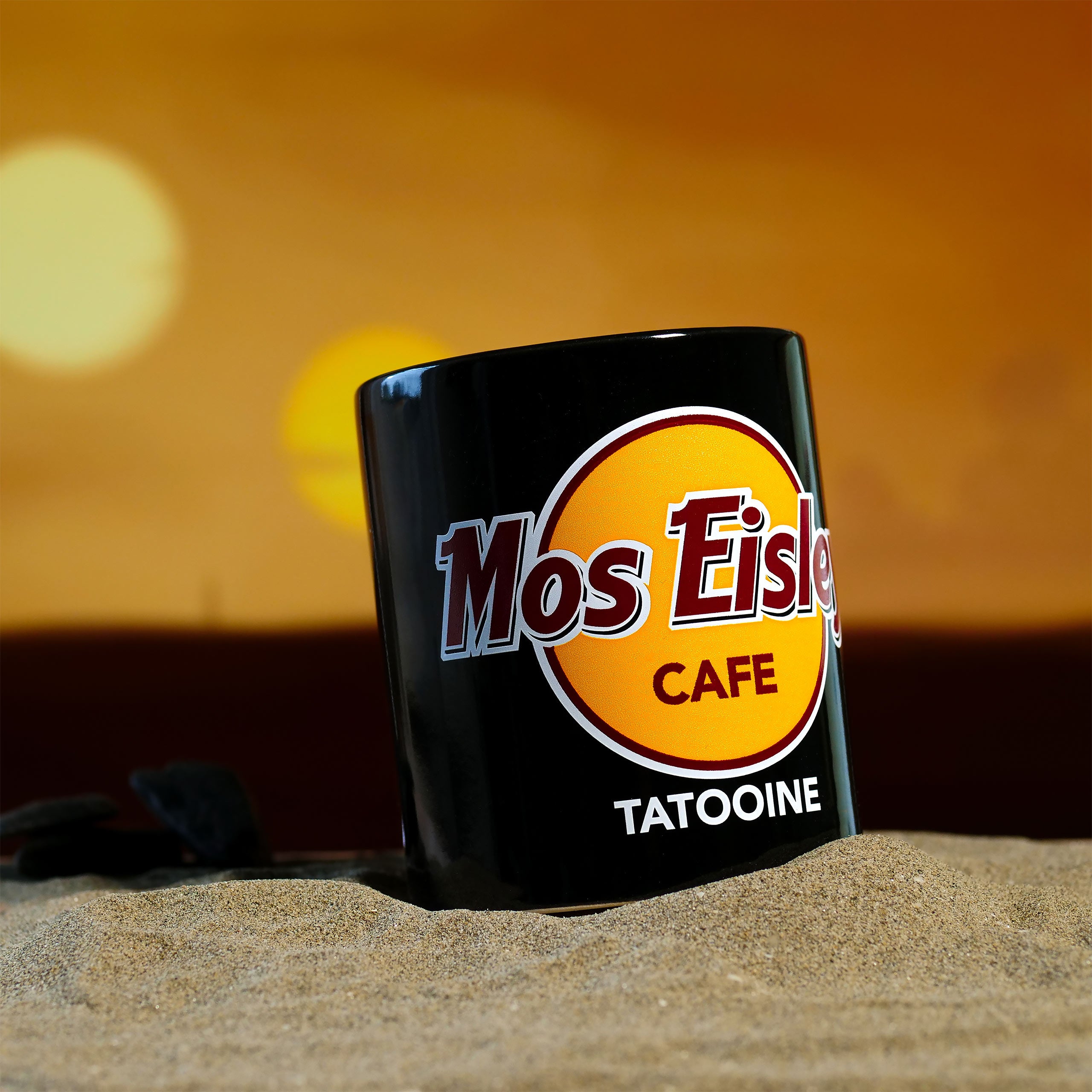 Zdjęcie produktu Kubek Mos Eisley Cafe dla fanów Star Wars czarny