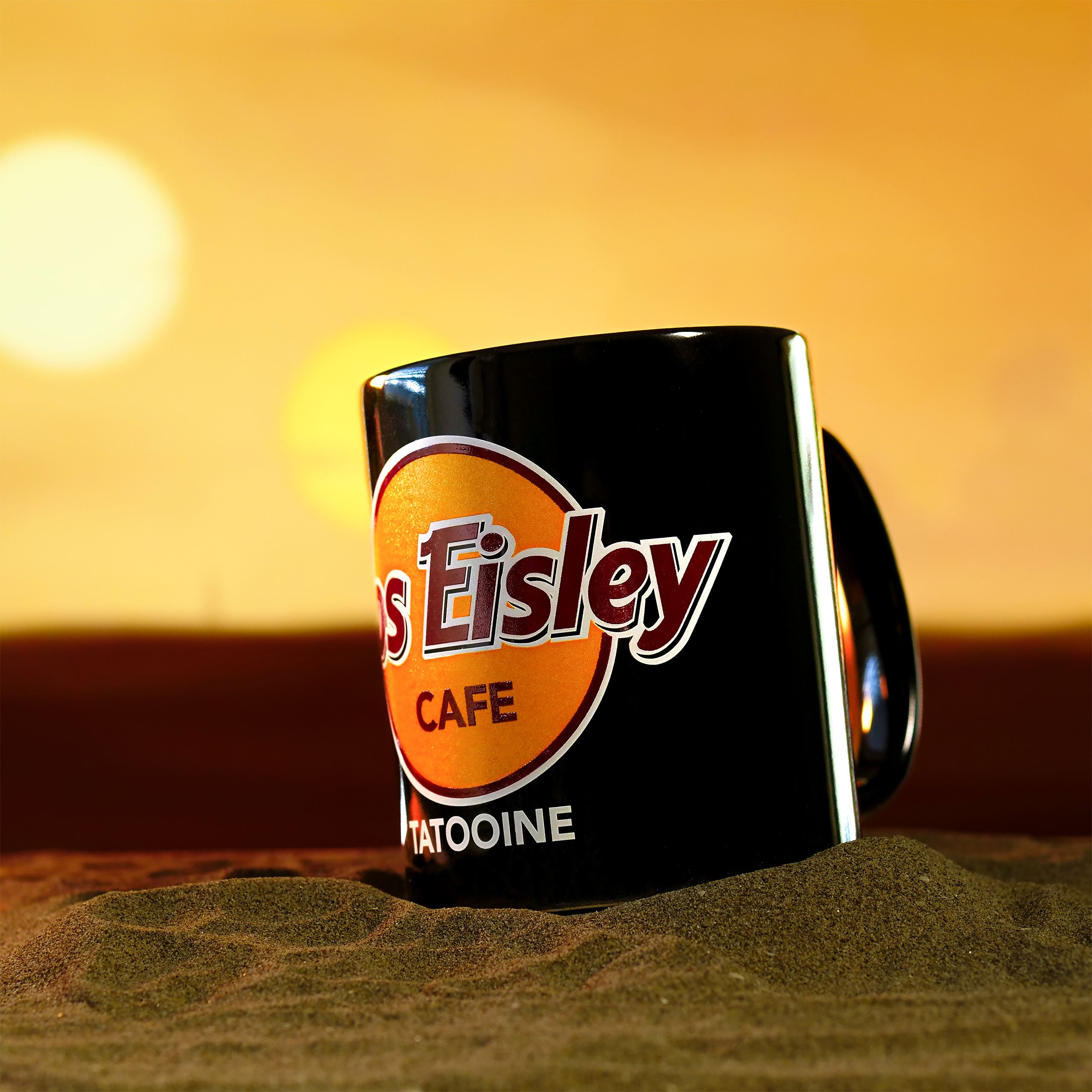 Zdjęcie produktu Kubek Mos Eisley Cafe dla fanów Star Wars czarny