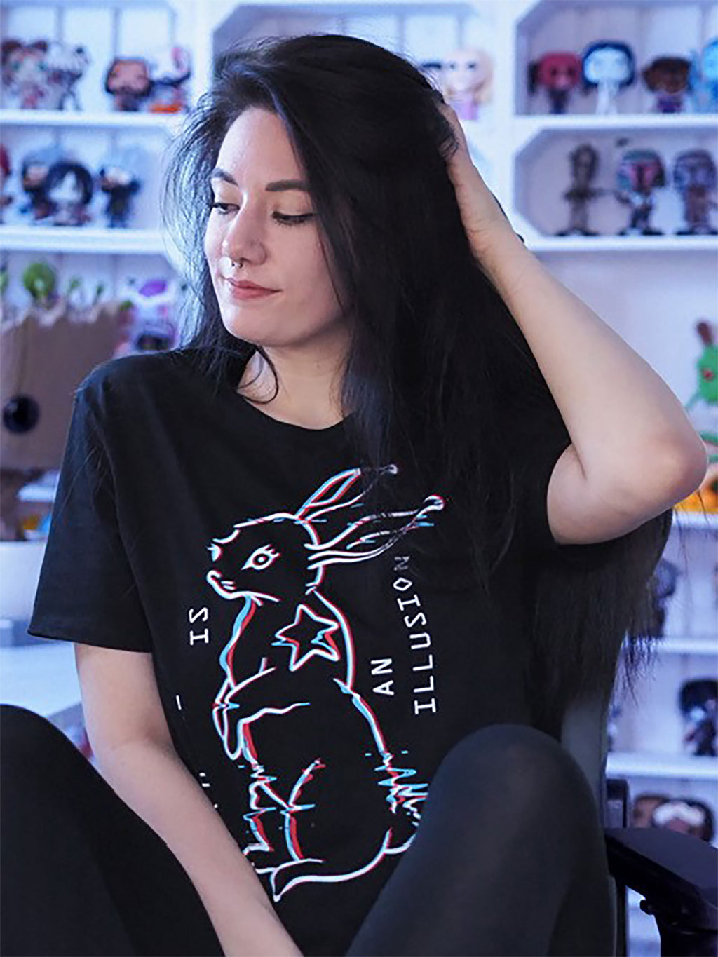Zdjęcie produktu Matrix - White Rabbit T-Shirt czarne