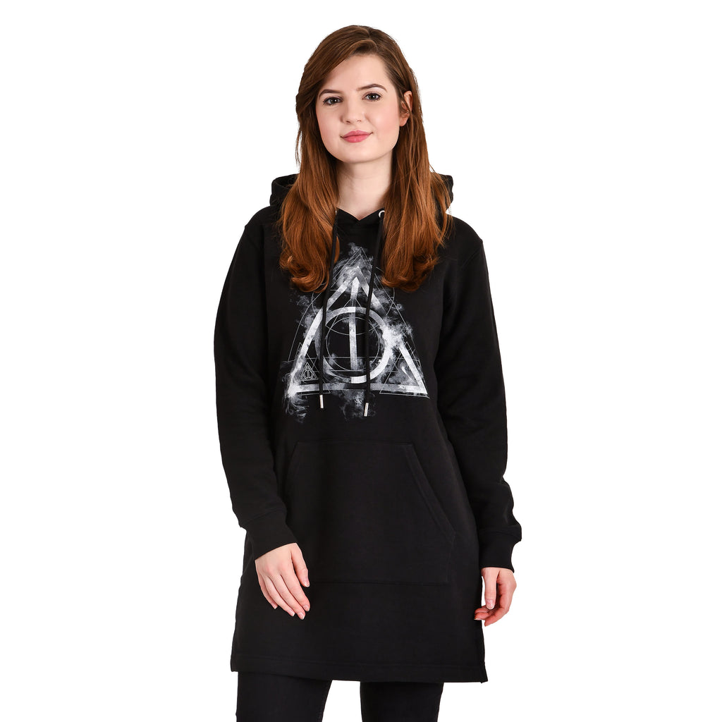 Zdjęcie produktu Harry Potter - Smoky Hallows sukienka z kapturem czarna