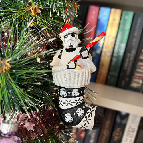 Zdjęcie produktu Szturmowiec w skarpecie świątecznej Ozdoba na choinkę - Star Wars