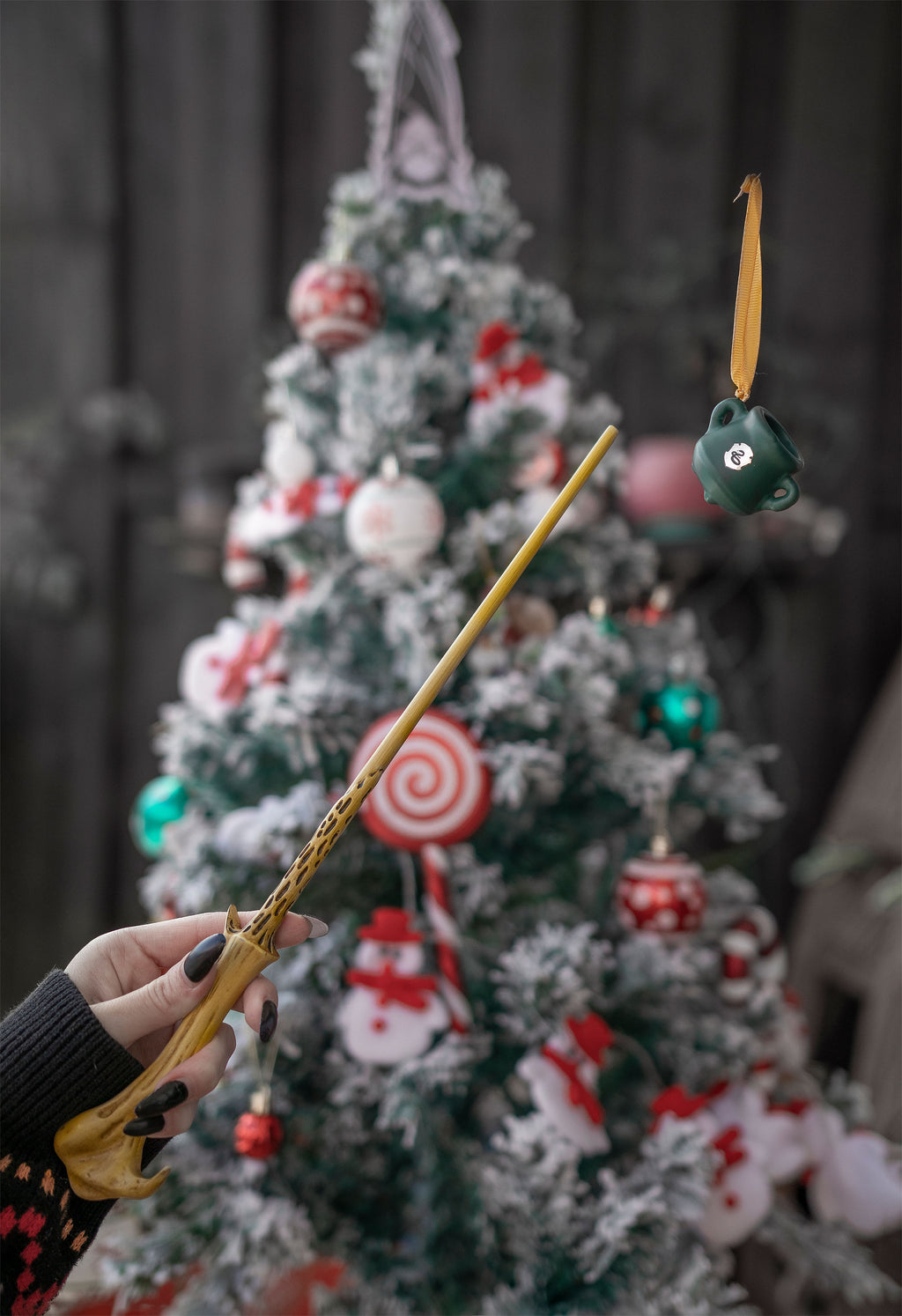Zdjęcie produktu Harry Potter - Bombka świąteczna Kociołek Slytherin