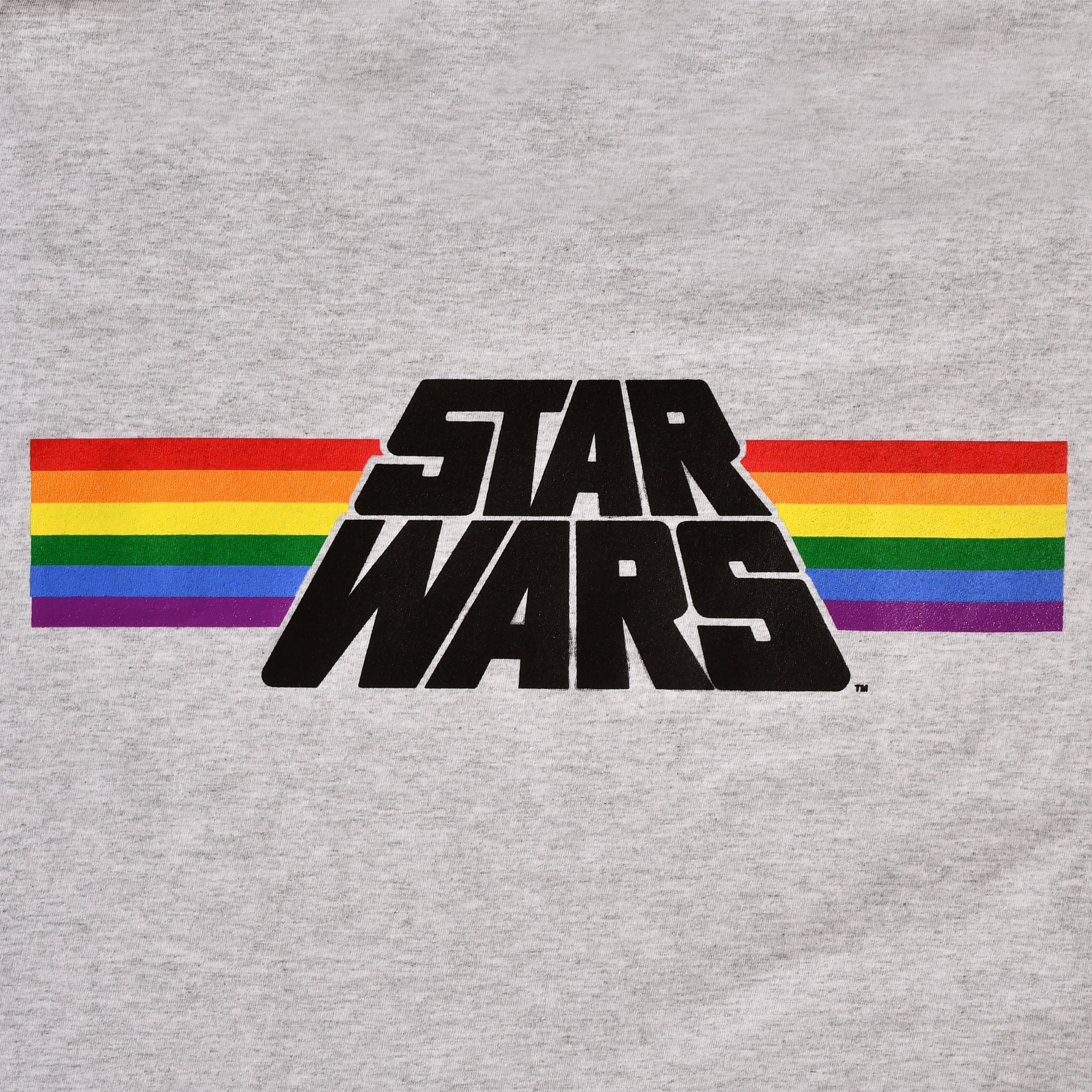 Product image Star Wars - Classic Rainbow Logo Pride T-Shirt grey