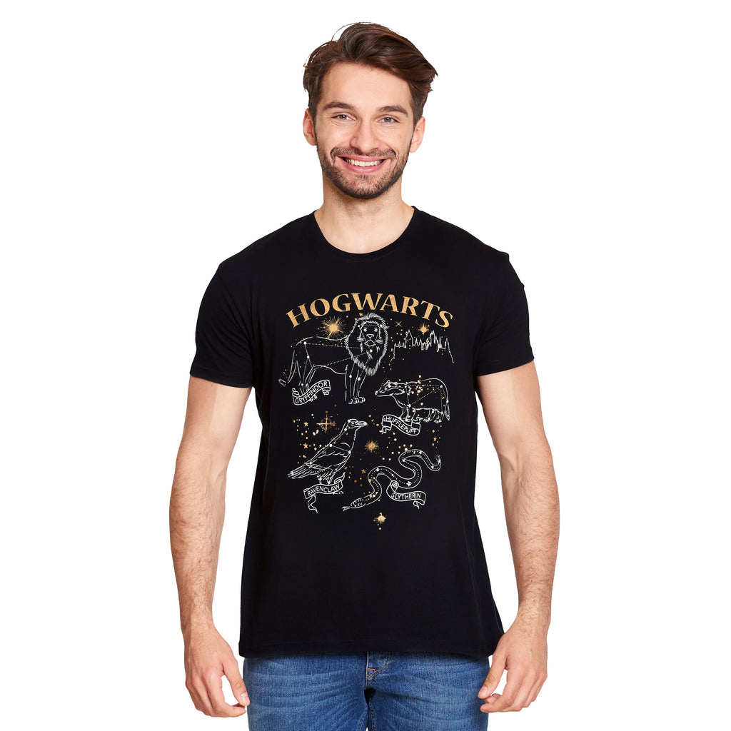 Product image Harry Potter - Hogwarts House Crest Animal T-Shirt Black