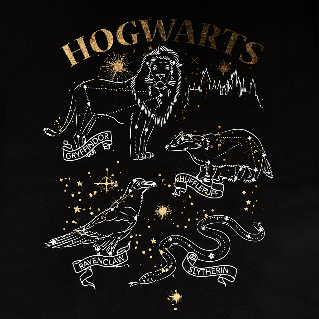 Product image Harry Potter - Hogwarts House Crest Animal T-Shirt Black