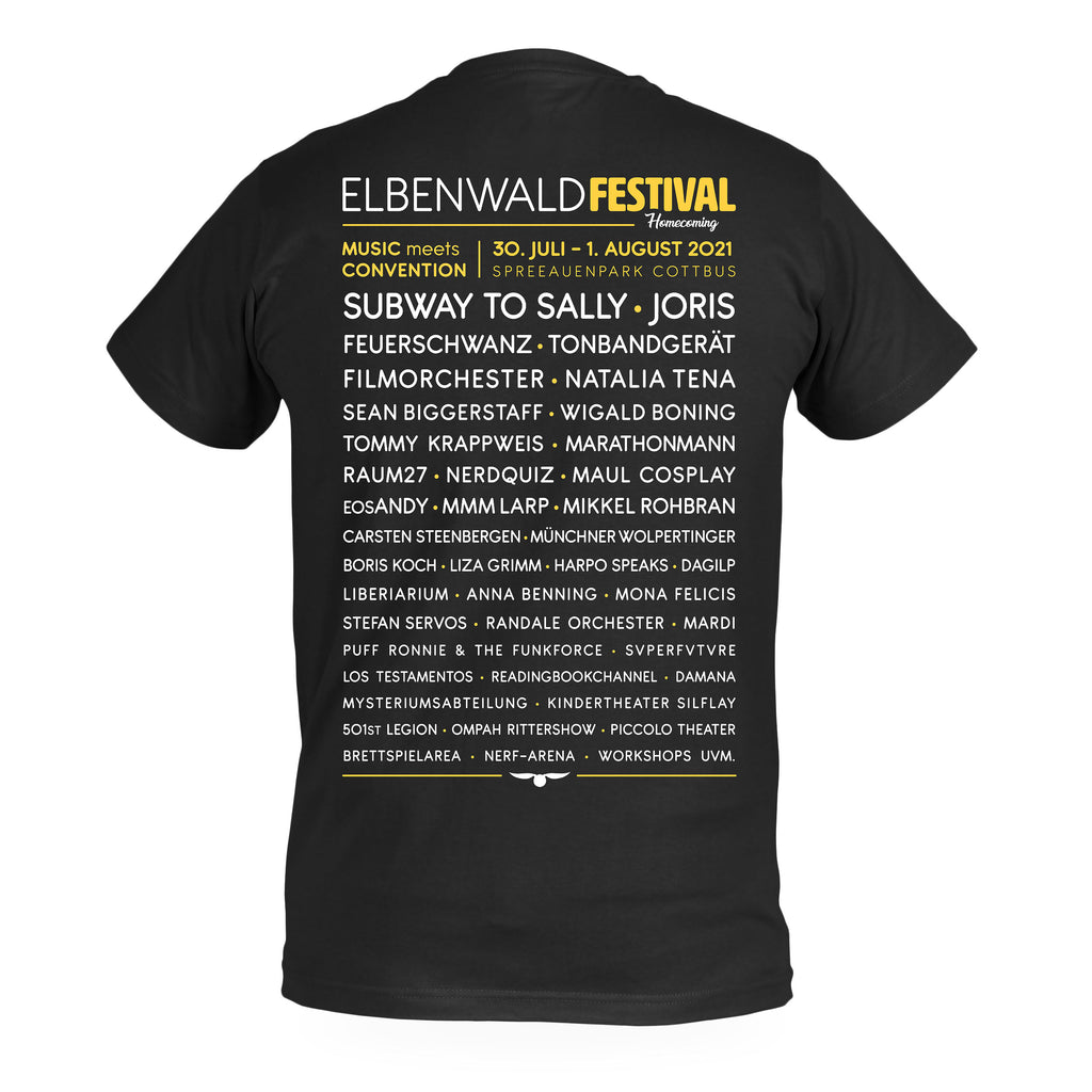 Zdjęcie produktu Elbenwald Festival Homecoming T-Shirt czarne