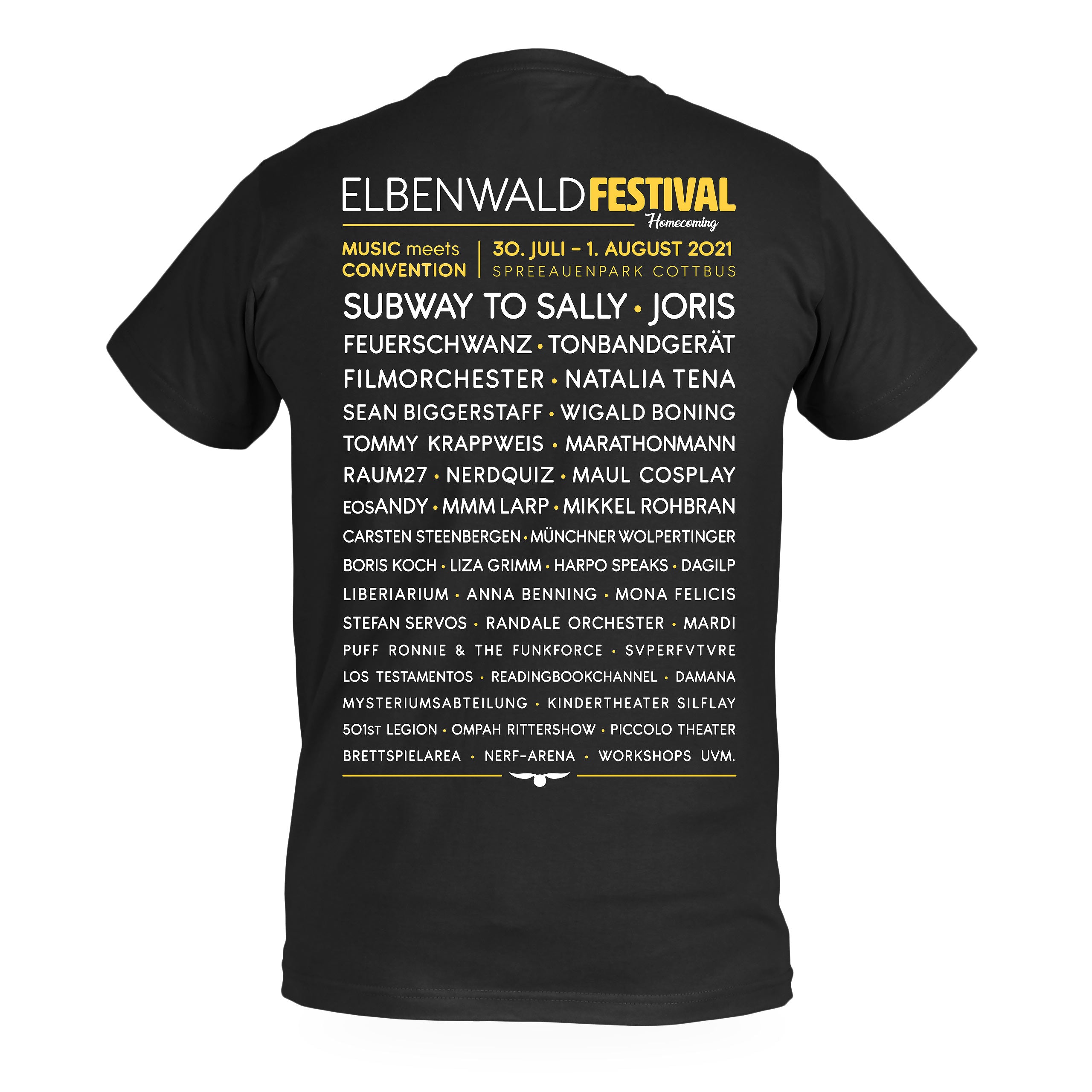 Zdjęcie produktu Elbenwald Festival Homecoming T-Shirt czarne