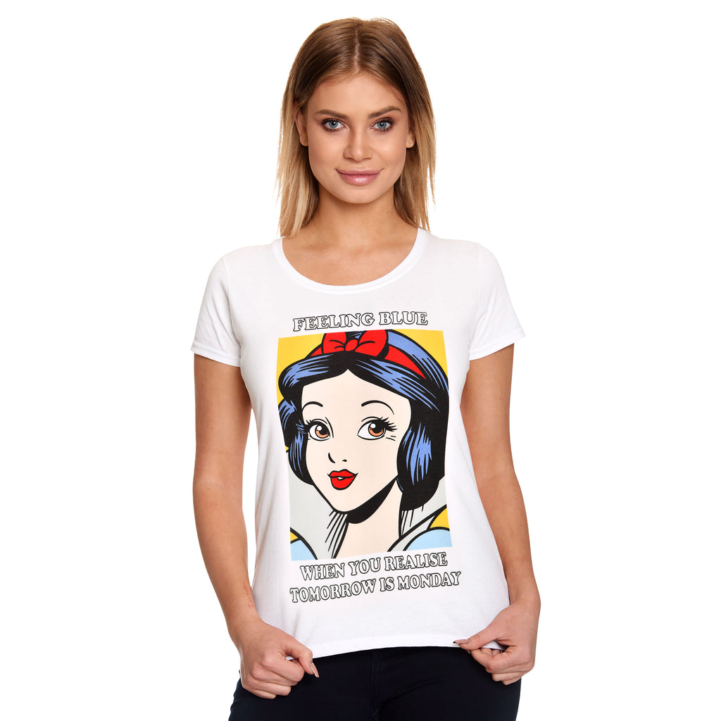 Zdjęcie produktu Królewna Śnieżka - Portret T-Shirt damski biały