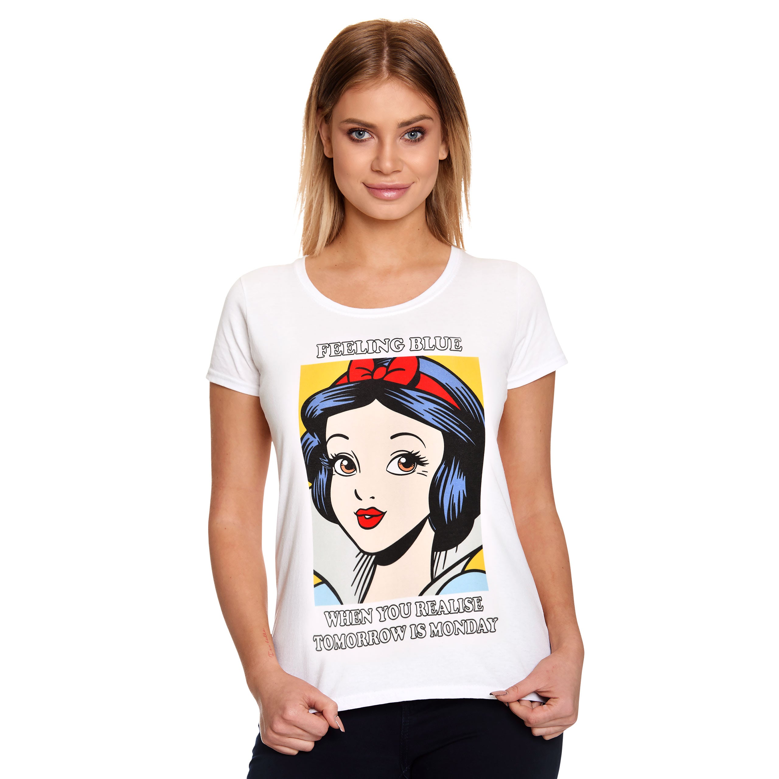 Zdjęcie produktu Królewna Śnieżka - Portret T-Shirt damski biały