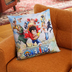 Zdjęcie produktu One Piece - Poduszka z czaszką i załogą piracką