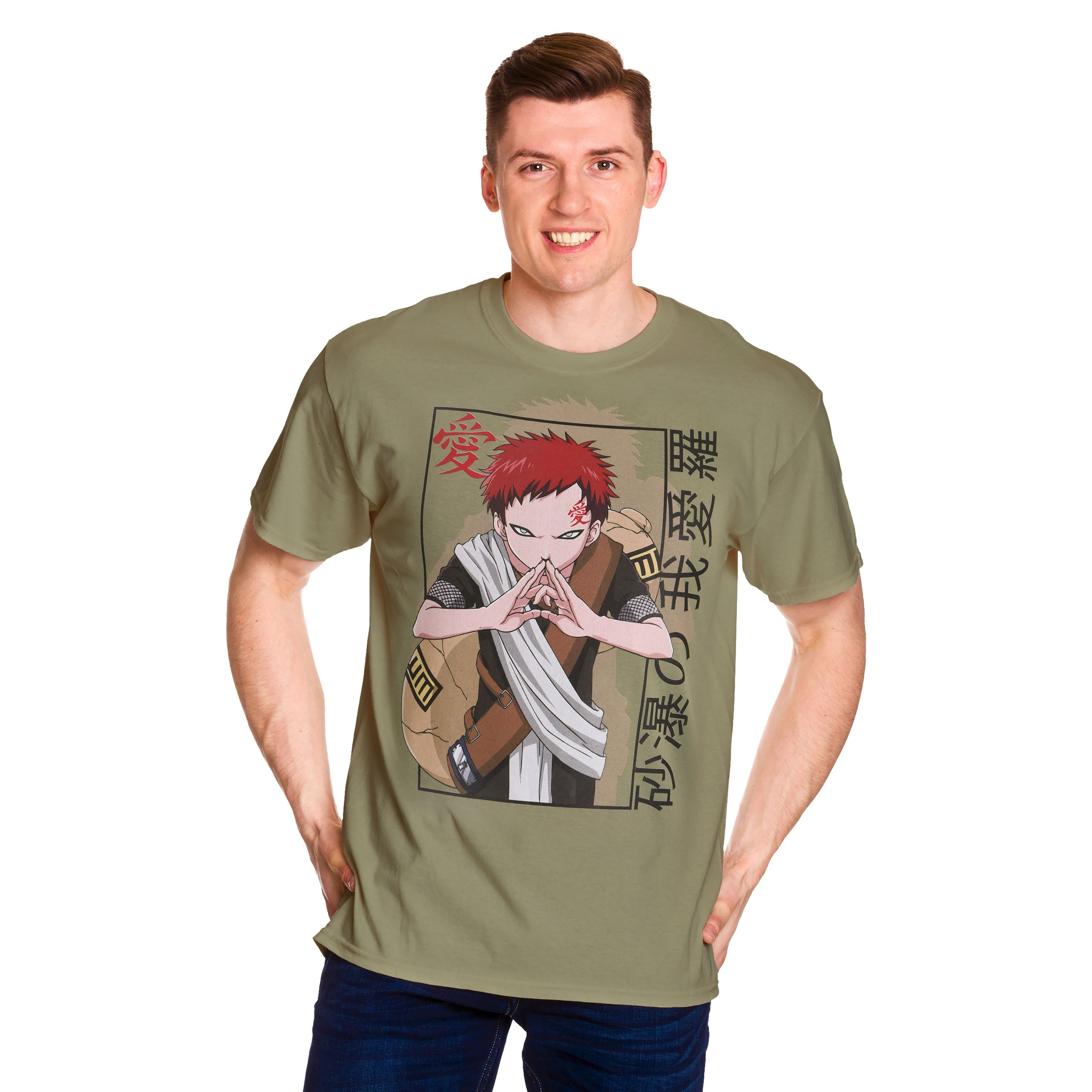 Zdjęcie produktu Naruto - Gaara T-Shirt zielony
