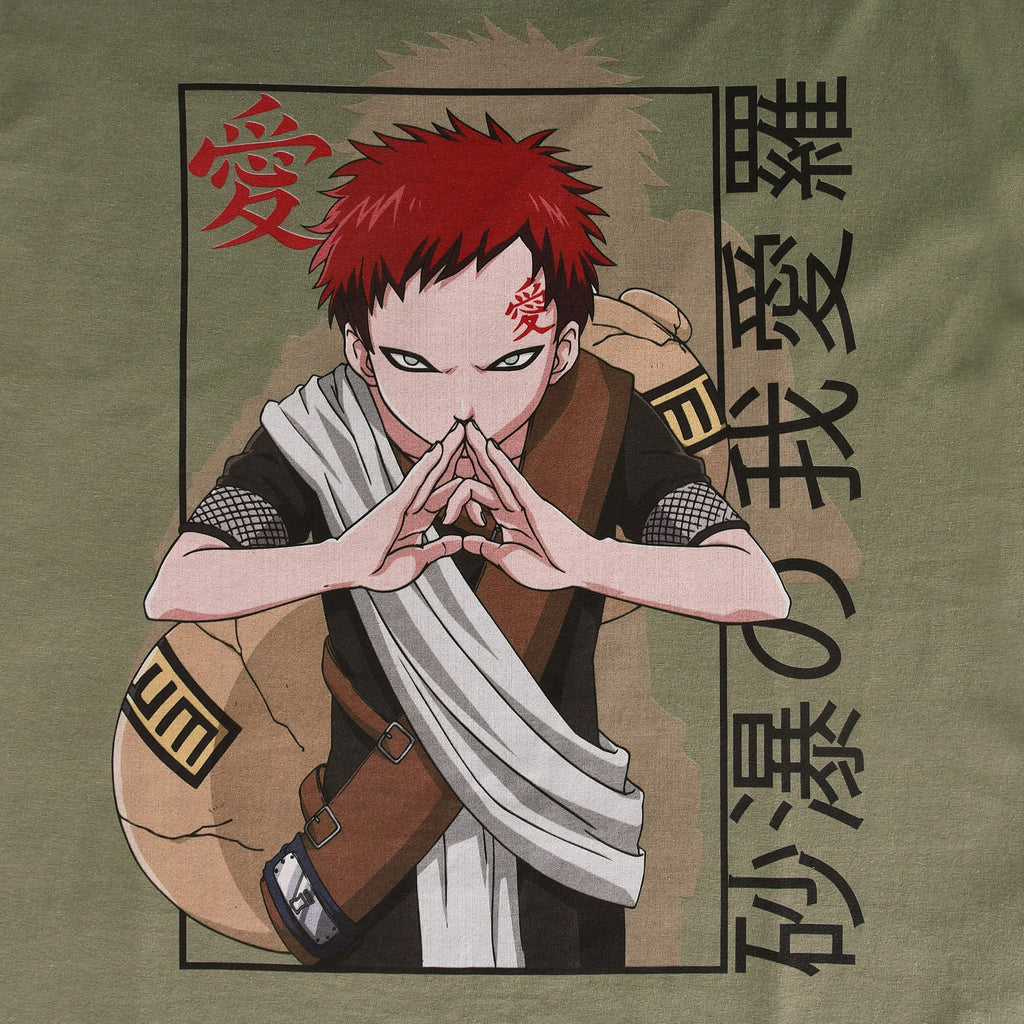 Zdjęcie produktu Naruto - Gaara T-Shirt zielony