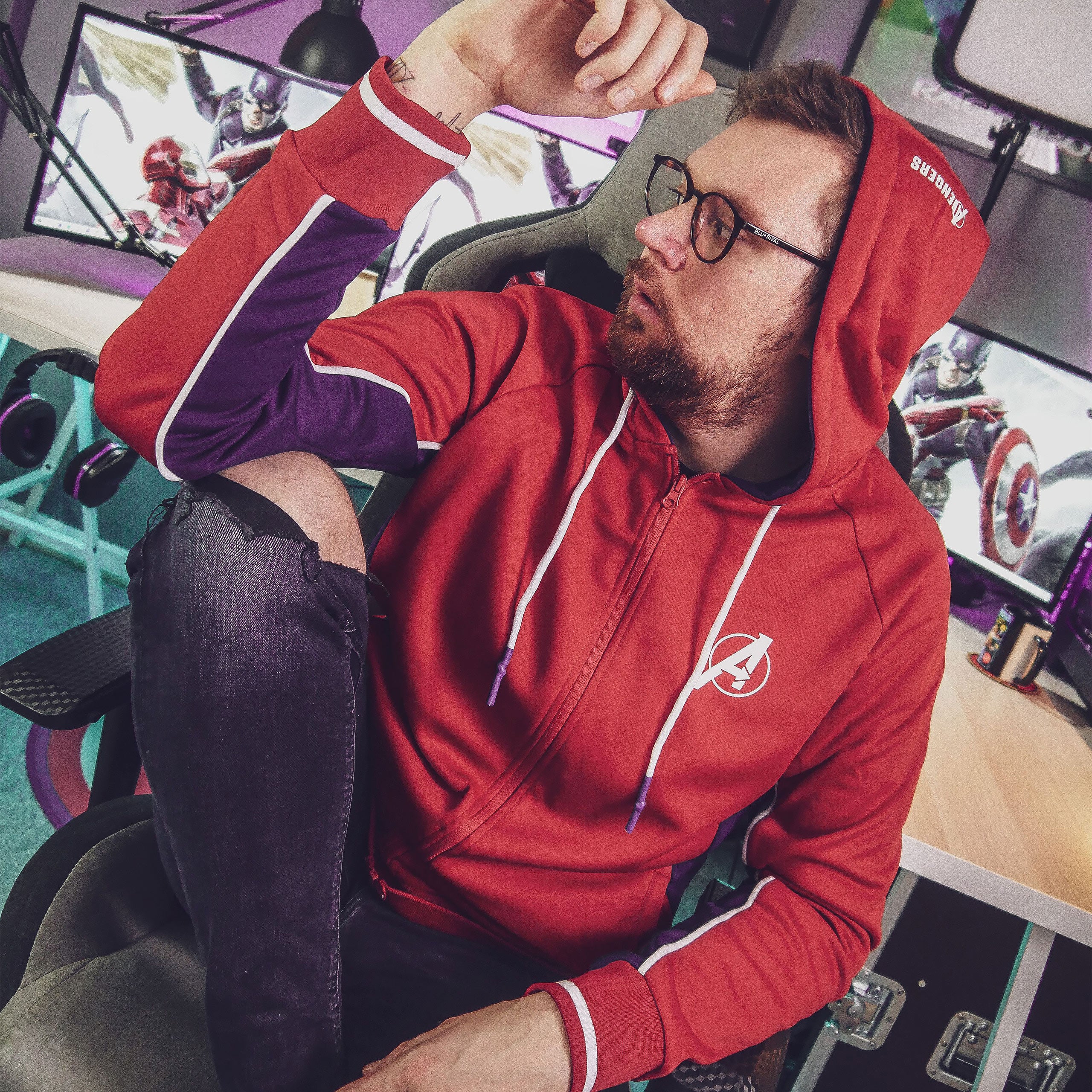 Zdjęcie produktu Avengers - Logo Bluza z Kapturem