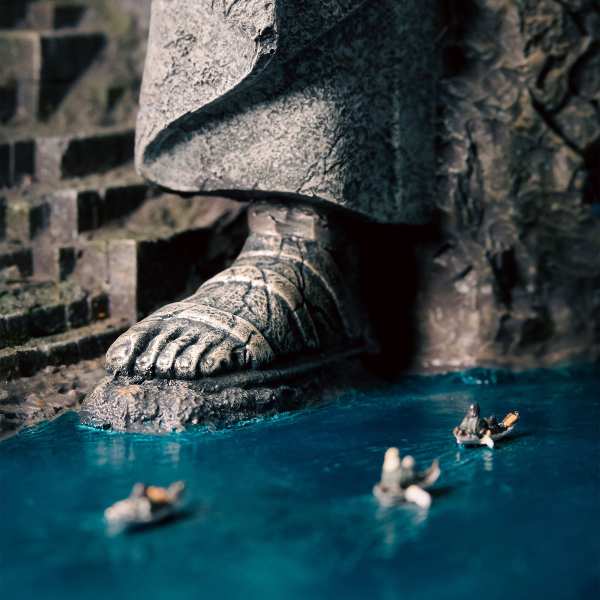 Zdjęcie produktu Władca Pierścieni - Argonath Environment Figurka deluxe 34 cm