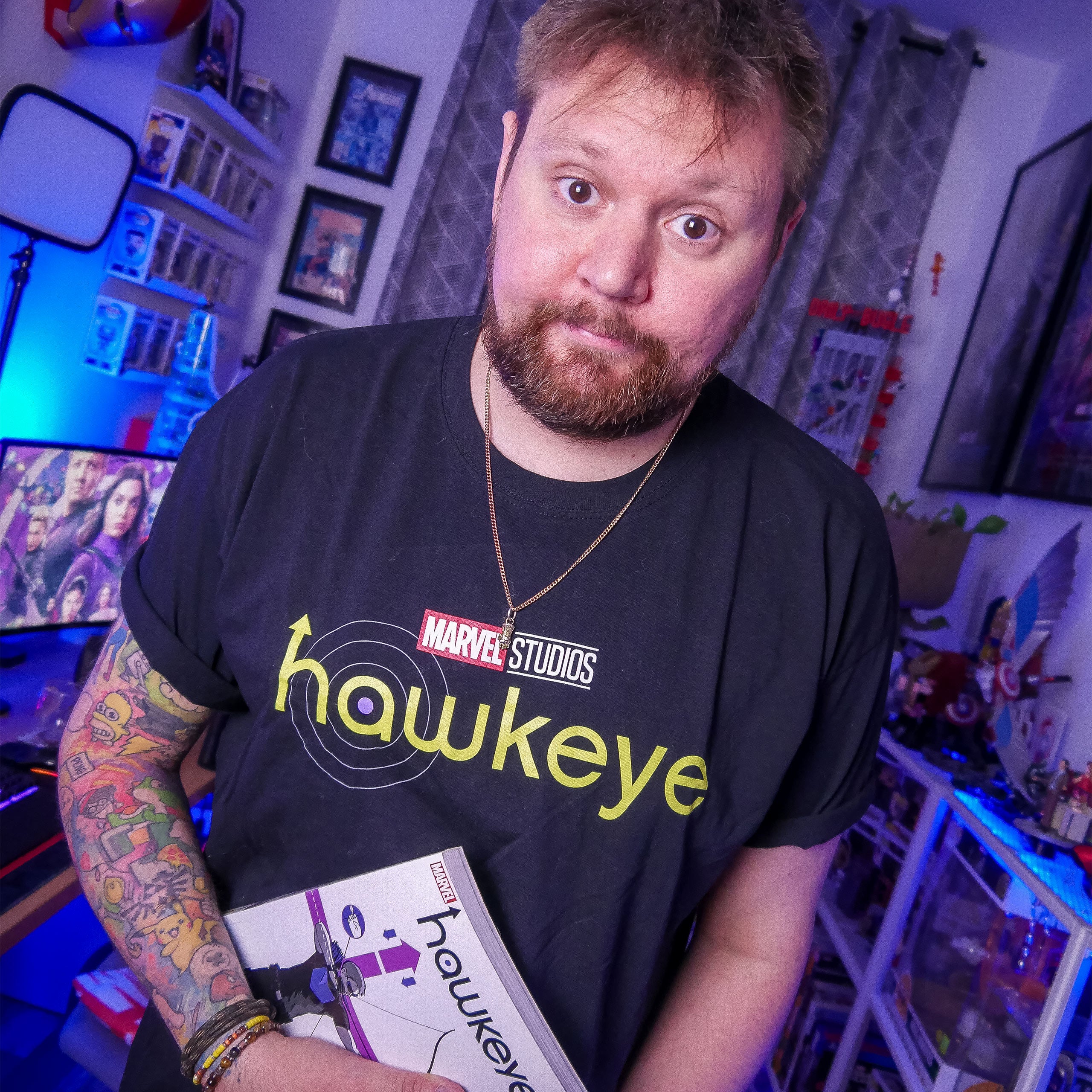 Zdjęcie produktu Marvel Hawkeye - Logo T-Shirt czarne
