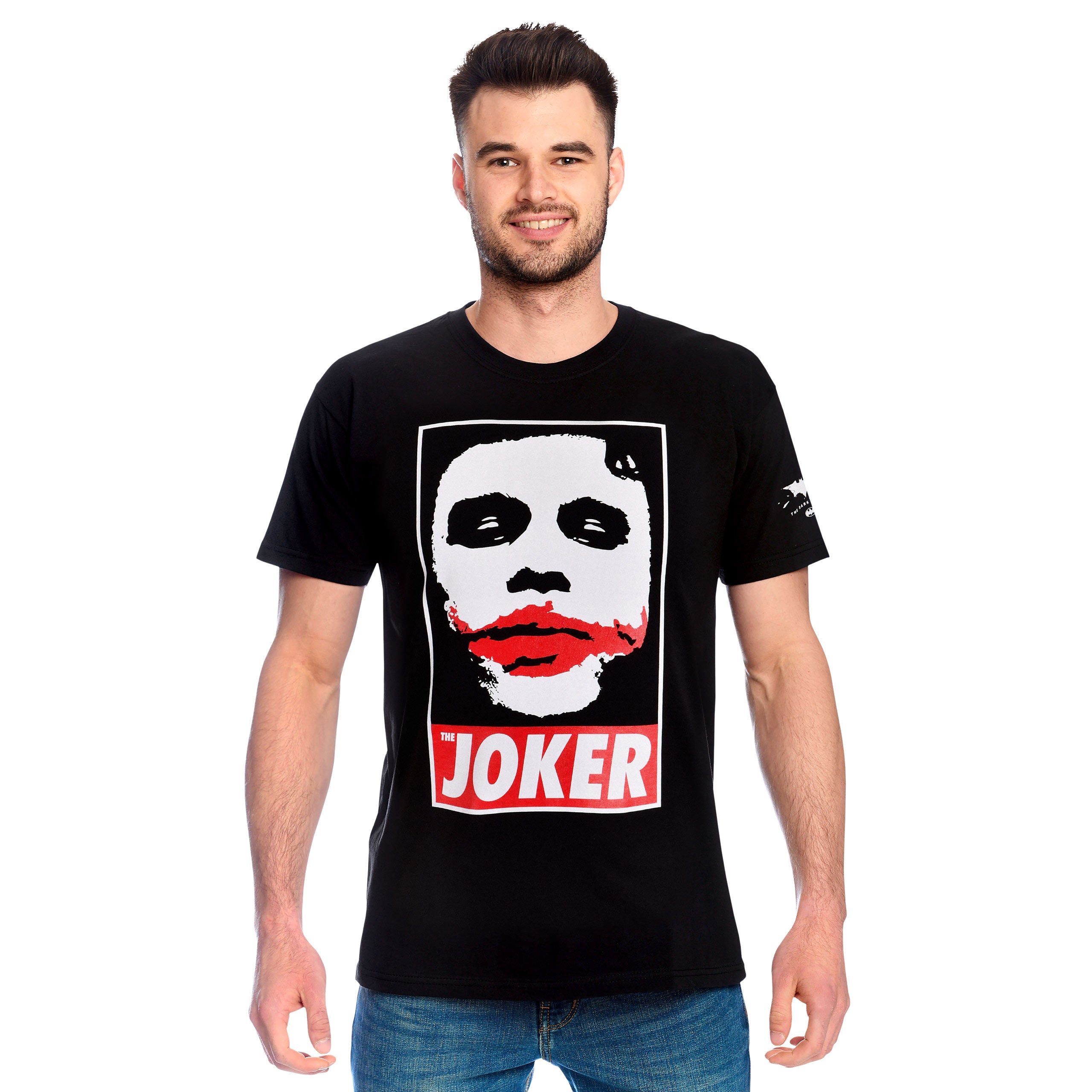 Zdjęcie produktu The Dark Knight - Joker Plakat Koszulka czarna