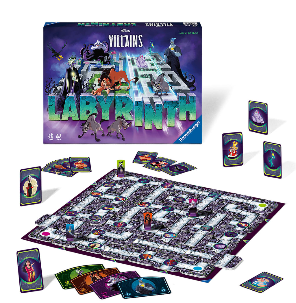 Product image Disney Villains - The Crazy Labyrinth Board Game