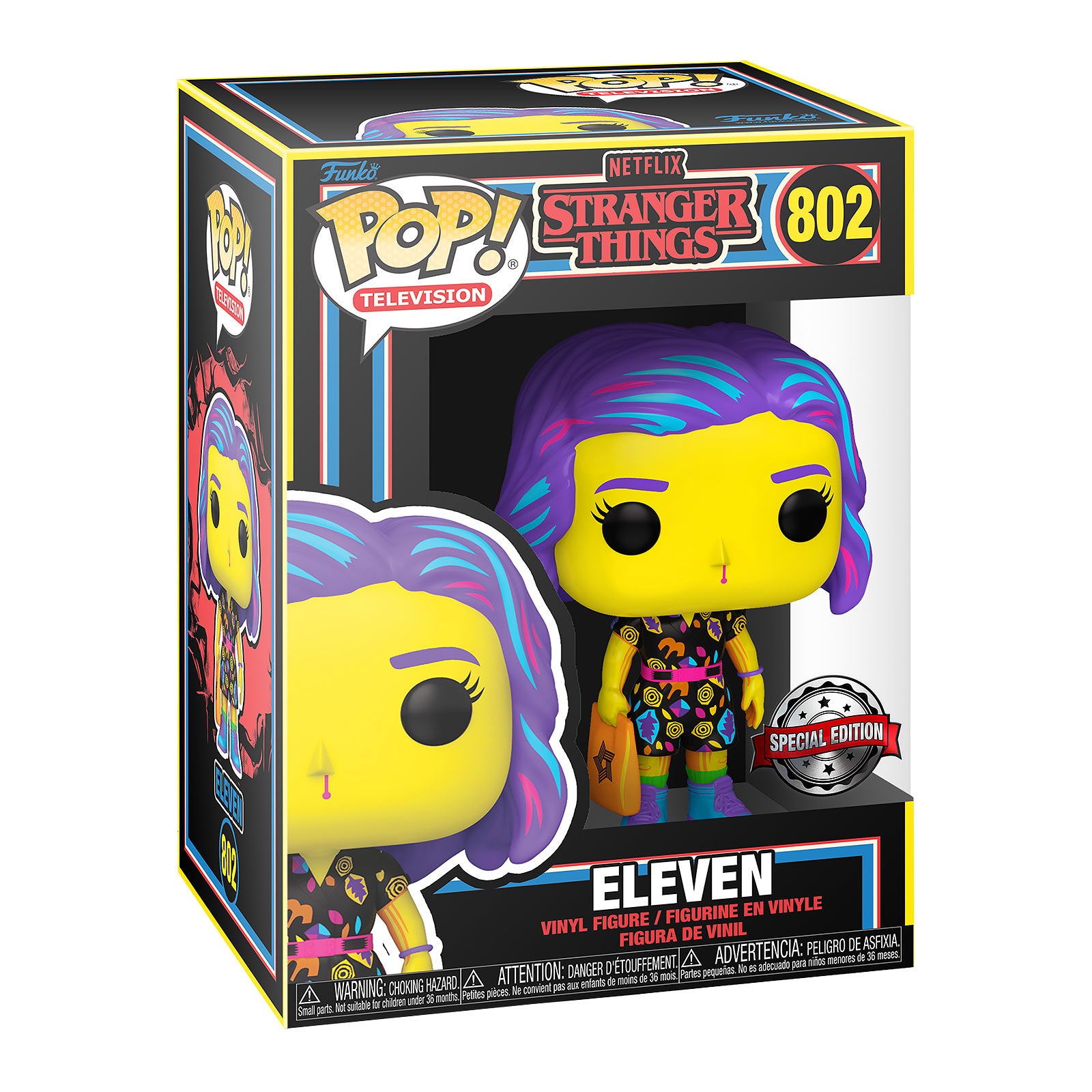 Product image Stranger Things - Eleven Black Light Glow Funko Pop Figure